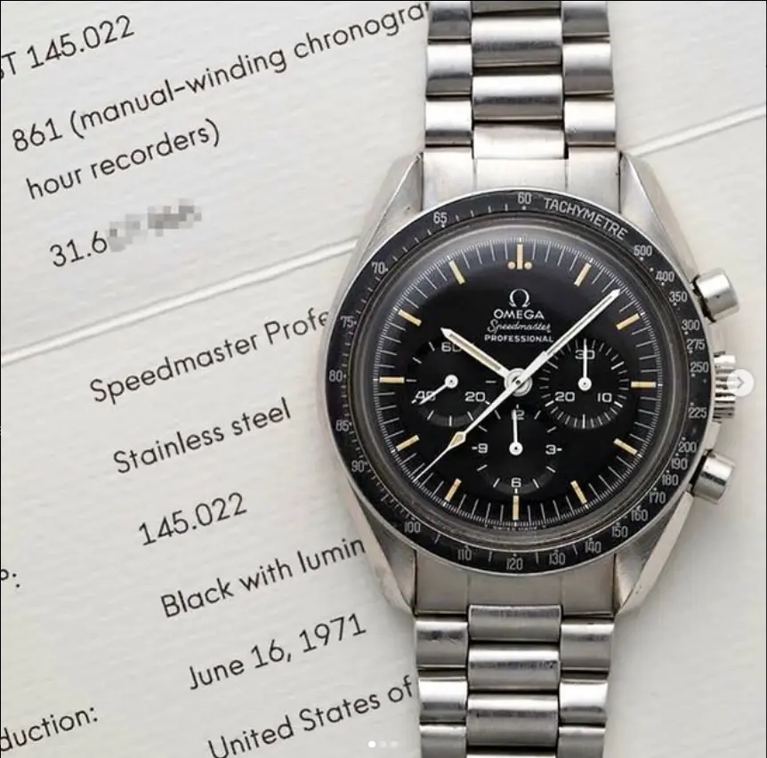 Oméga speedmaster pro vintage